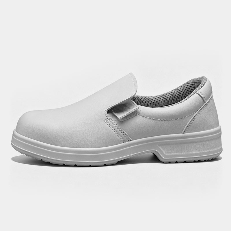 Work Shoes for Women Lightweight Slip Resistant Breathable Safety Shoes for Nurses All Day Standing