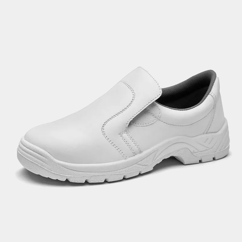Work Shoes for Women Lightweight Slip Resistant Breathable Safety Shoes for Nurses Kitchen Warehouse All Day Standing